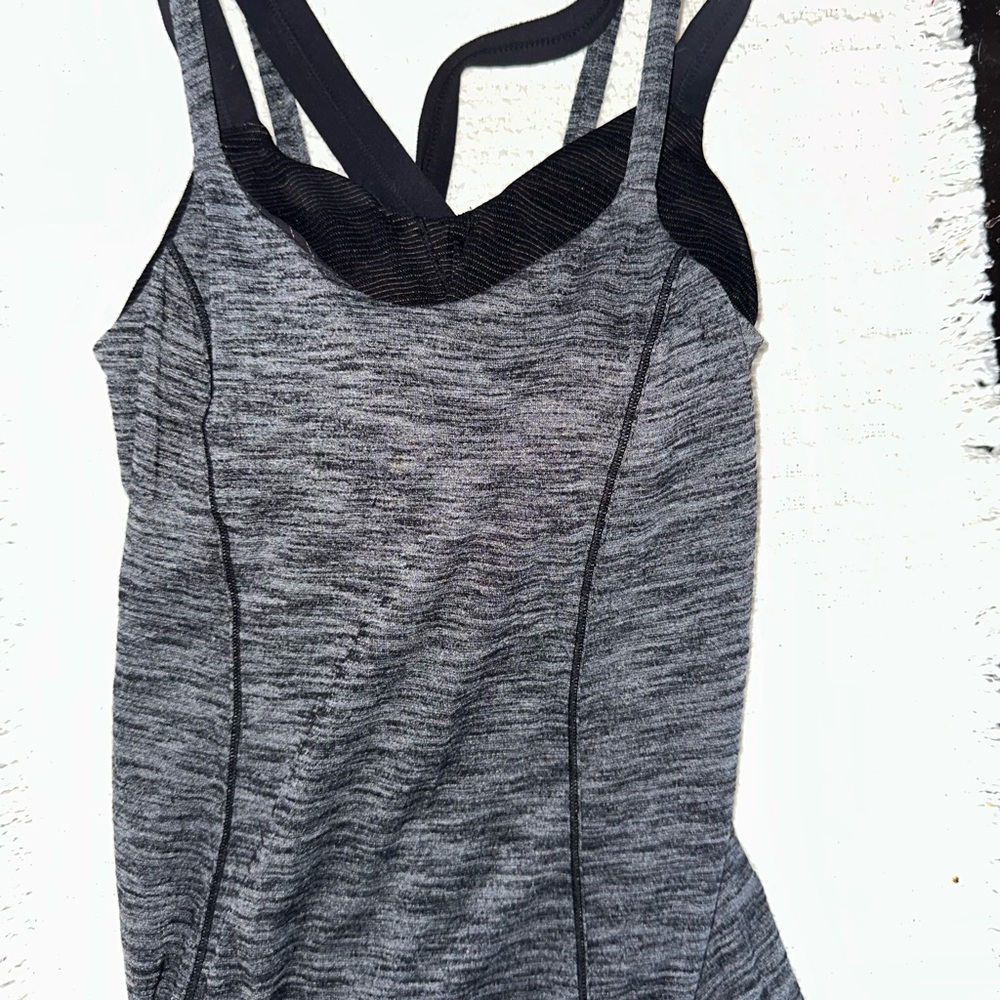 Lululemon Athletica Black Strappy Tank Top